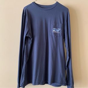 Vineyard Vines Navy Blue Long Sleeve T-Shirt